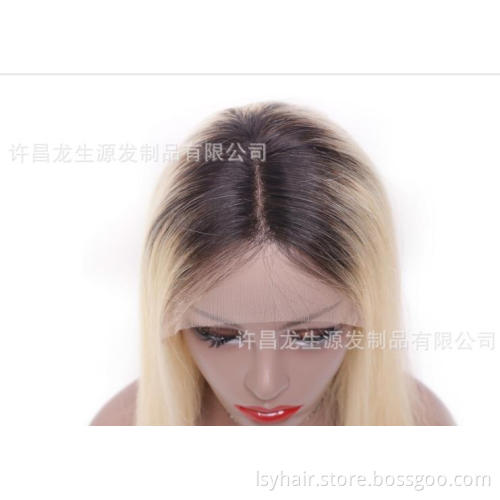 Invisible Transparent Thin Lace Front Wig Blonde Virgin Hair, Brazilian Wigs With Lace Front Love Hair Straight Human Hair Wigs